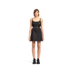 Re-Nylon Gabardine Sleeveless Dress